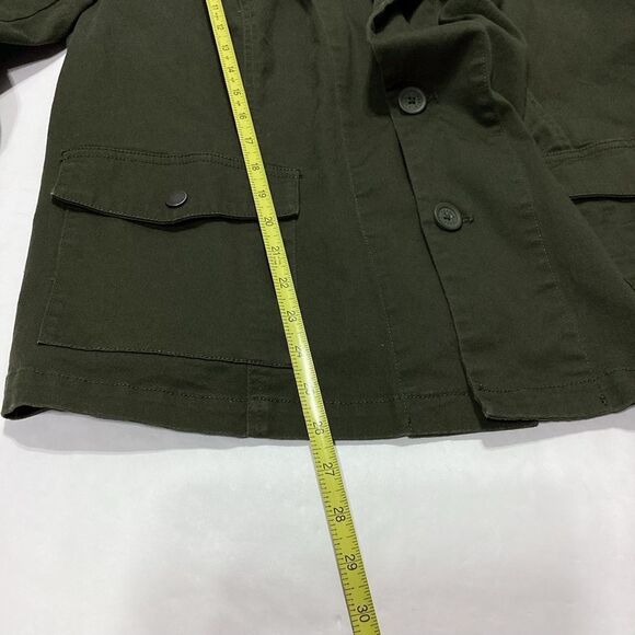 Torrid Blazer Olive Green Button Front Pockets Torrid Size 2 - Picture 11 of 12